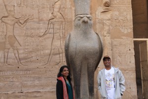 Horus on Edfu temple